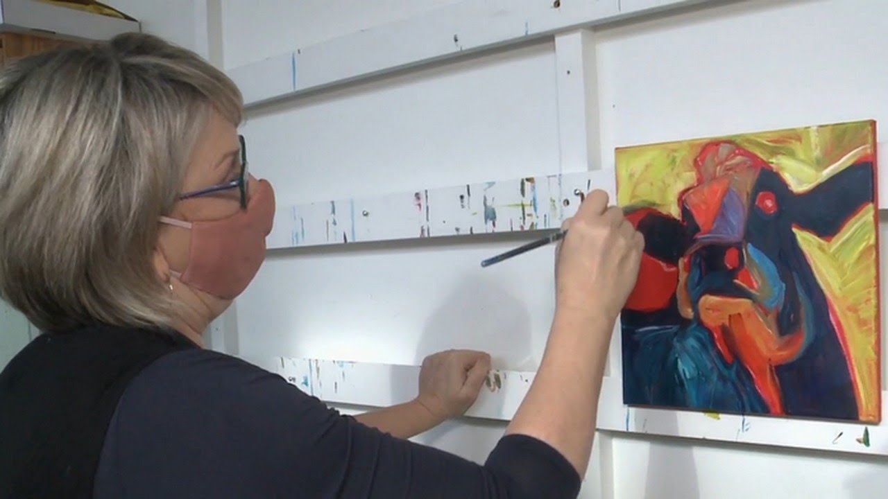 Brushing up on painting skills with Hamilton artist Julia Veenstra