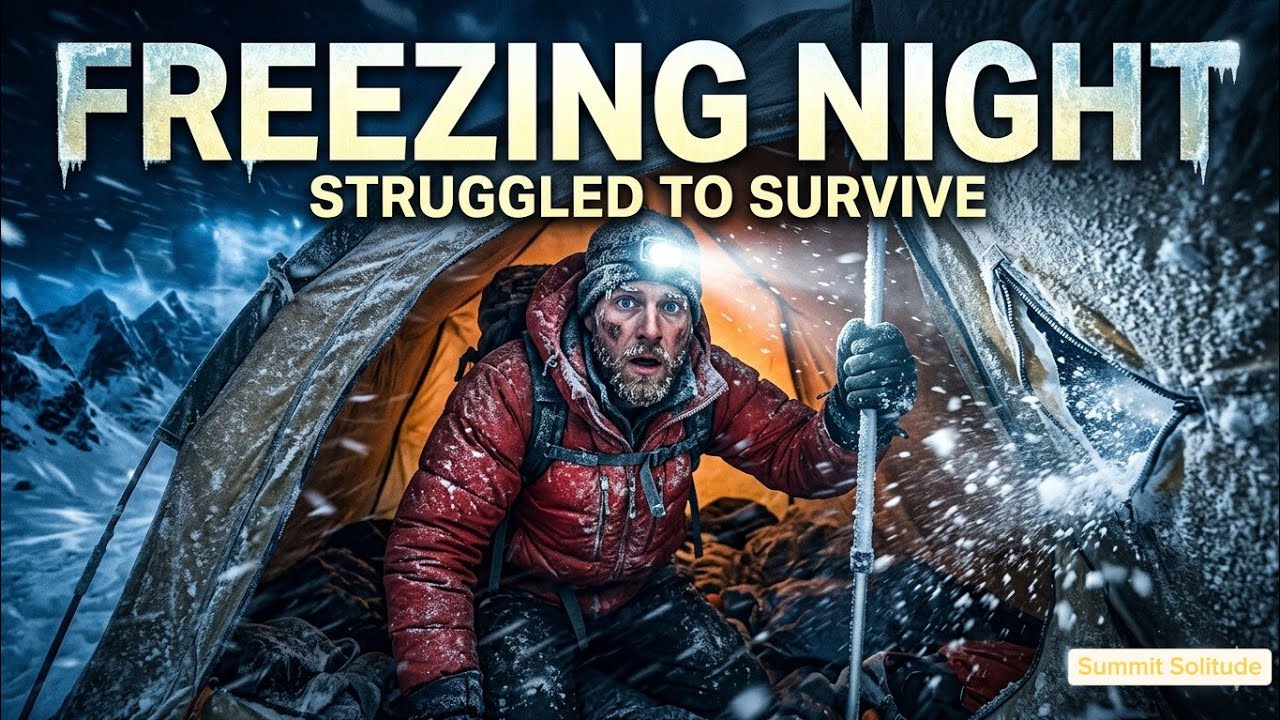 I Camped Where the Wind Never Stops | Solo Camping Survival