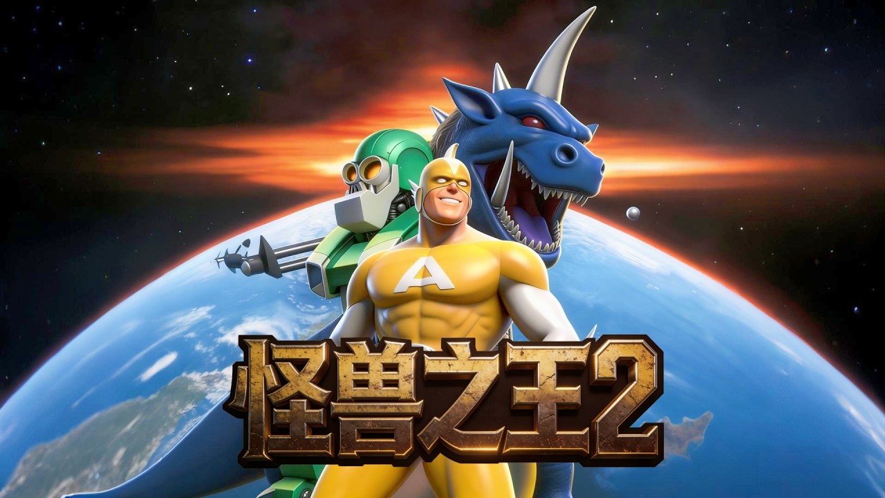 世嘉MD游戏《怪兽之王2》，我摇杆修好了