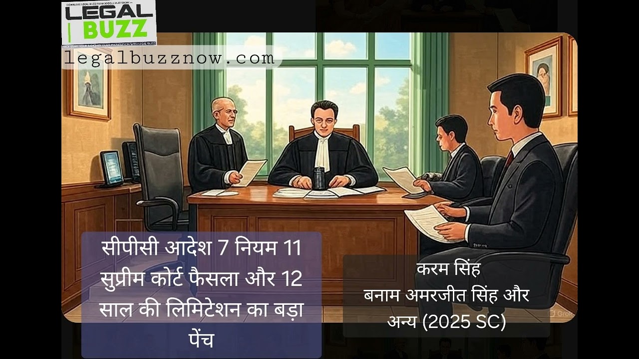 सीपीसी आदेश 7 नियम 11: सुप्रीम कोर्ट का करम सिंह फैसला और 12 साल की लिमिटेशन का बड़ा पेंच