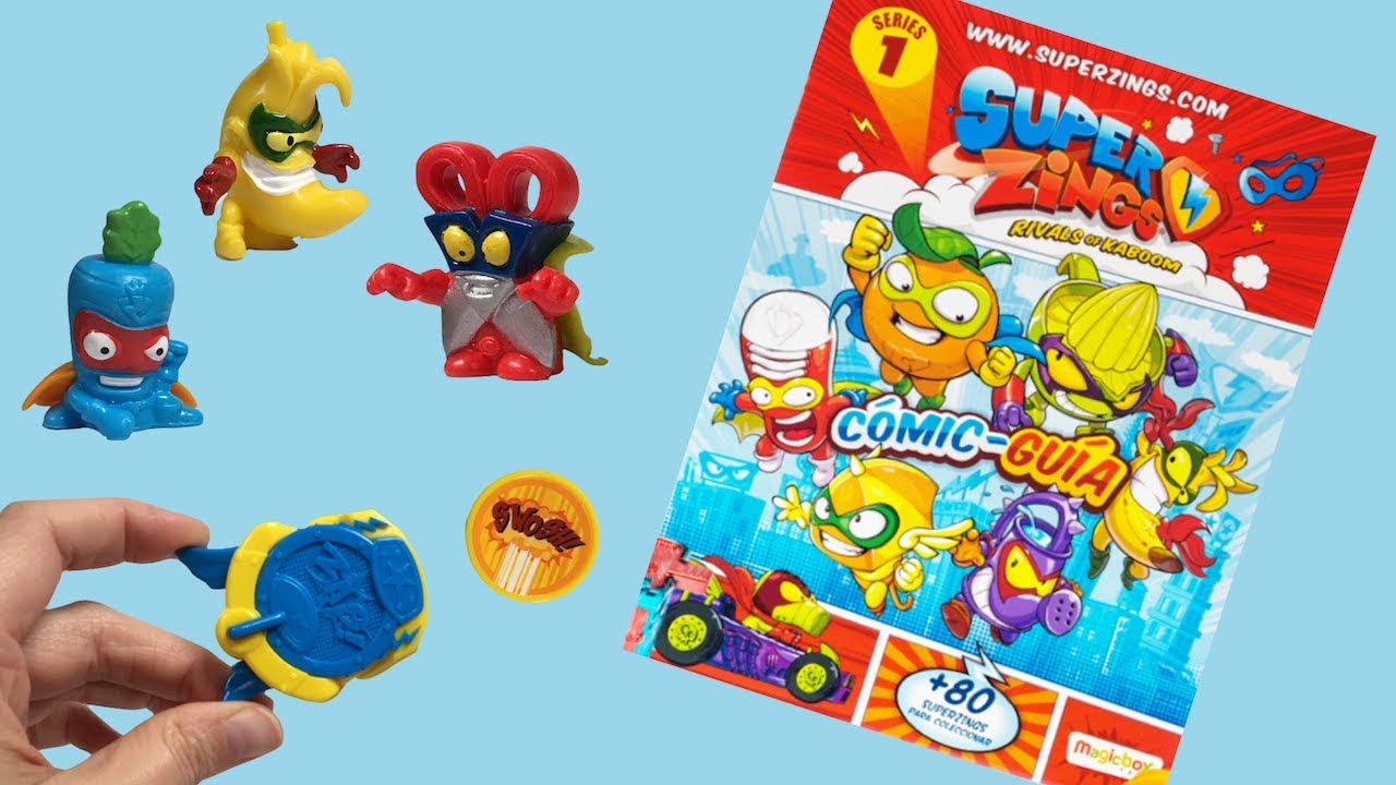 Super Zings Serie 1 Starter Packs en Español como Zomlings
