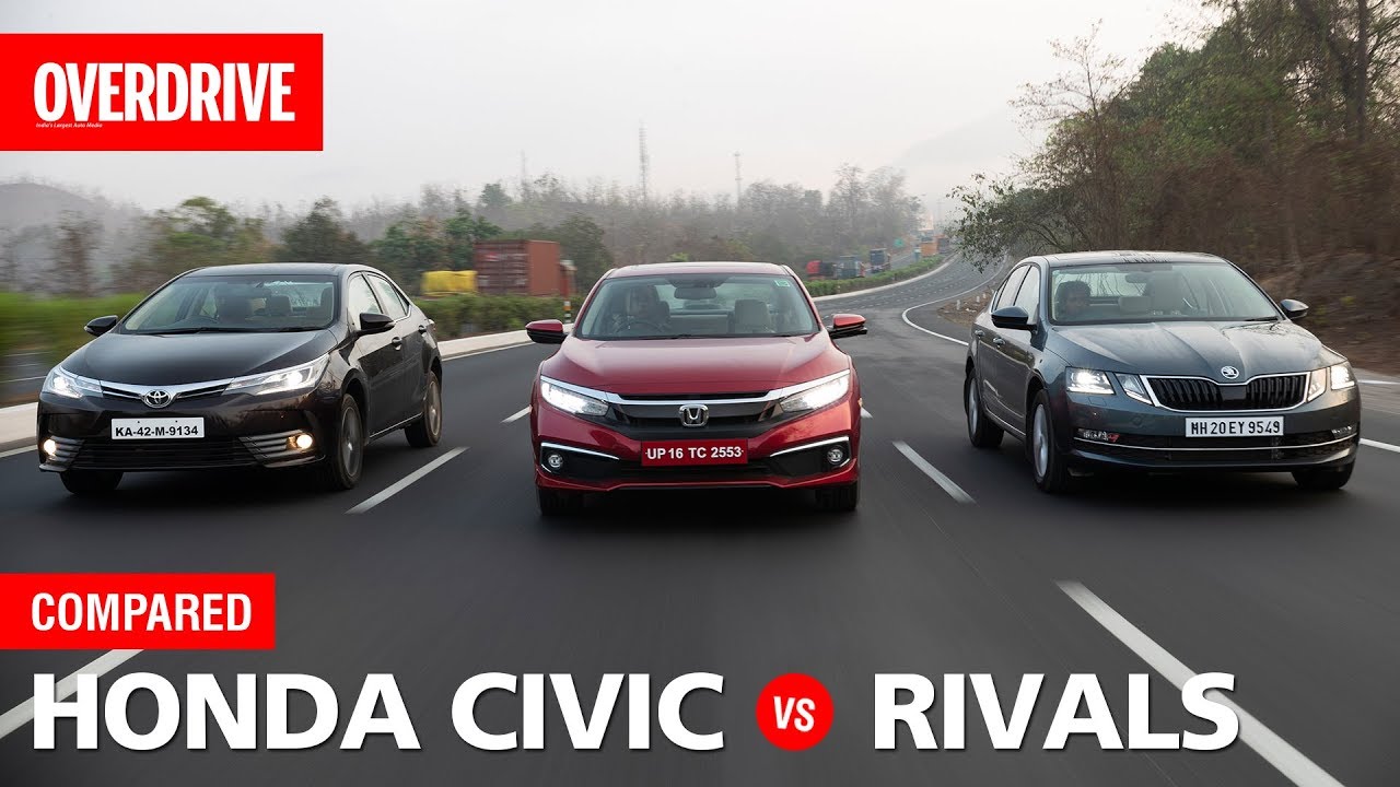2019 Honda Civic vs Skoda Octavia vs Toyota Corolla | Comparison Test | OVERDRIVE
