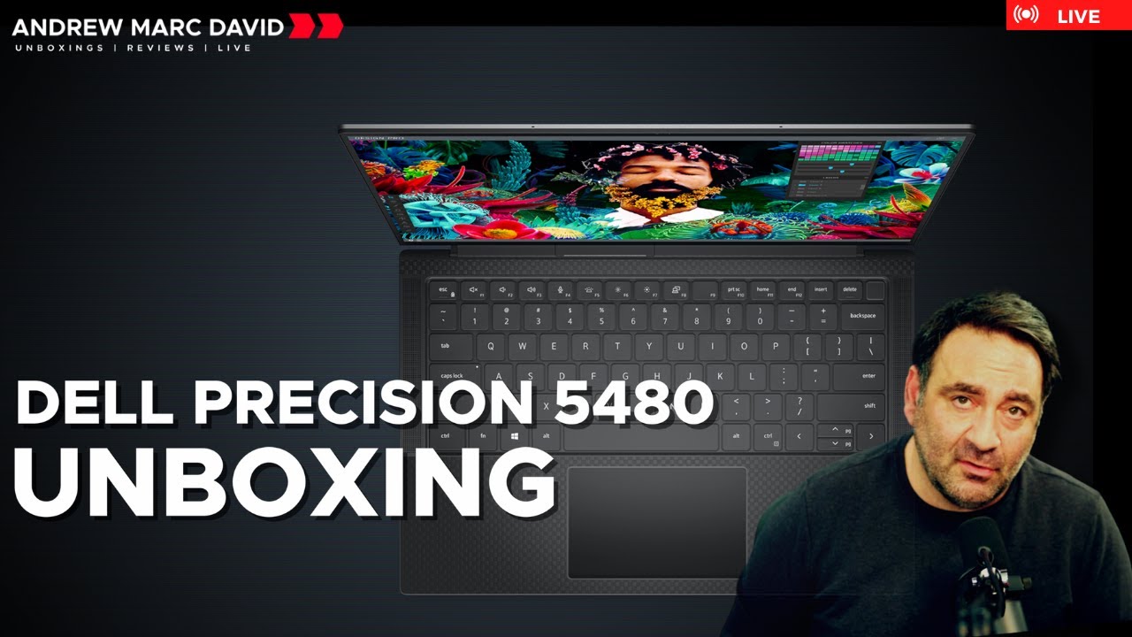 Dell Precision 5480 Mobile Workstation - Live Unboxing