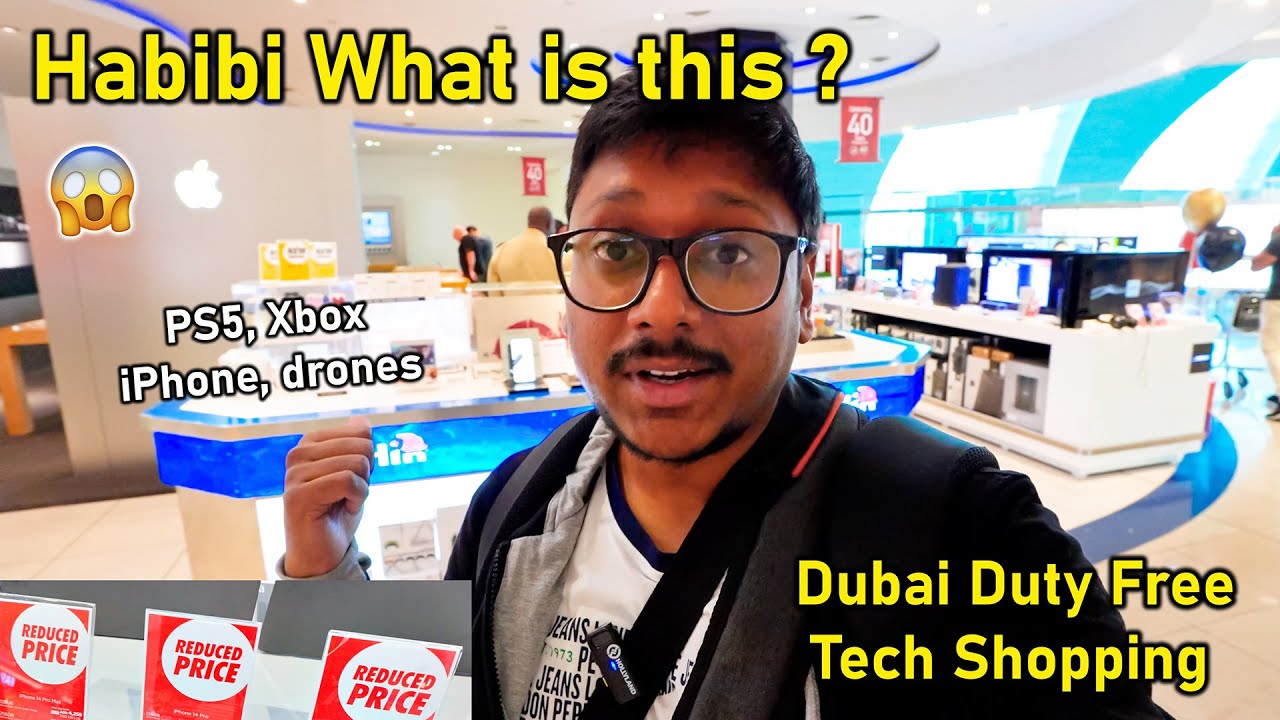 Tech Shopping in Dubai Dutyfree... What is this Habibi ?? 🤯