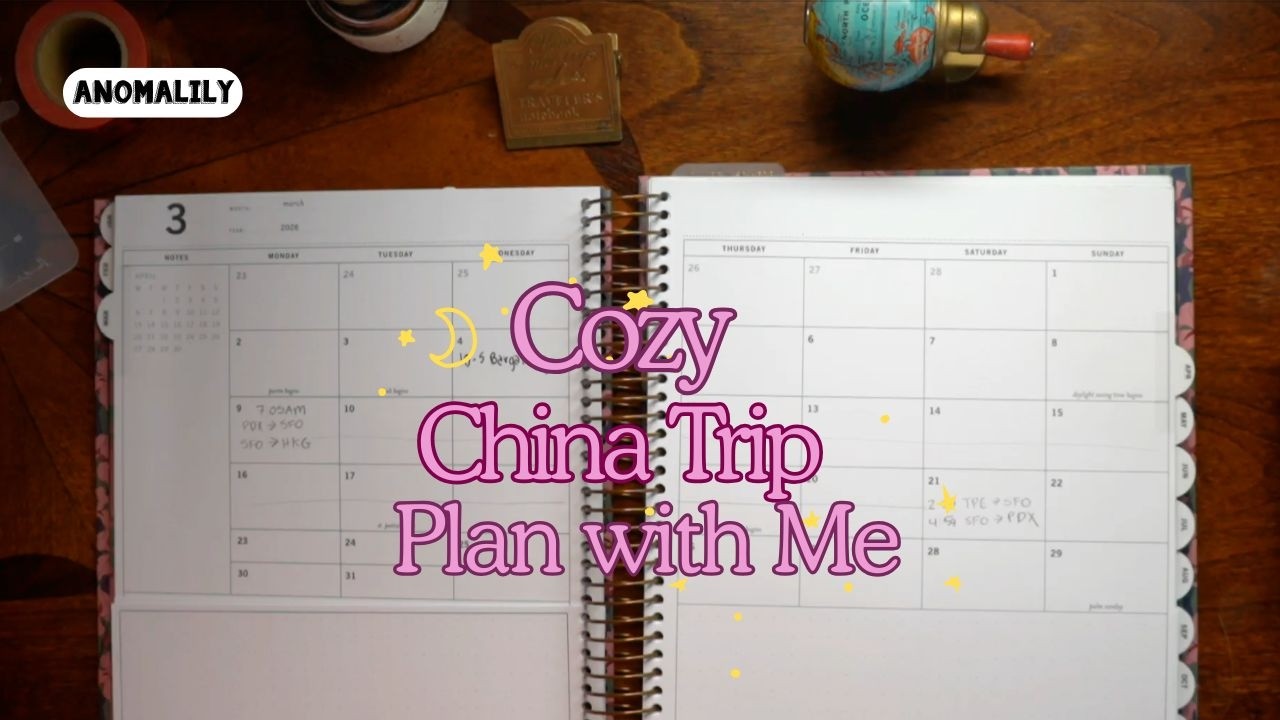 How I'm planning for my trip to China |🇨🇳  Cozy Laurel Denise Scout plan with me
