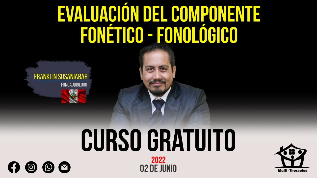 Curso Gratuito: Evaluación de componente Fonético y Fonológico