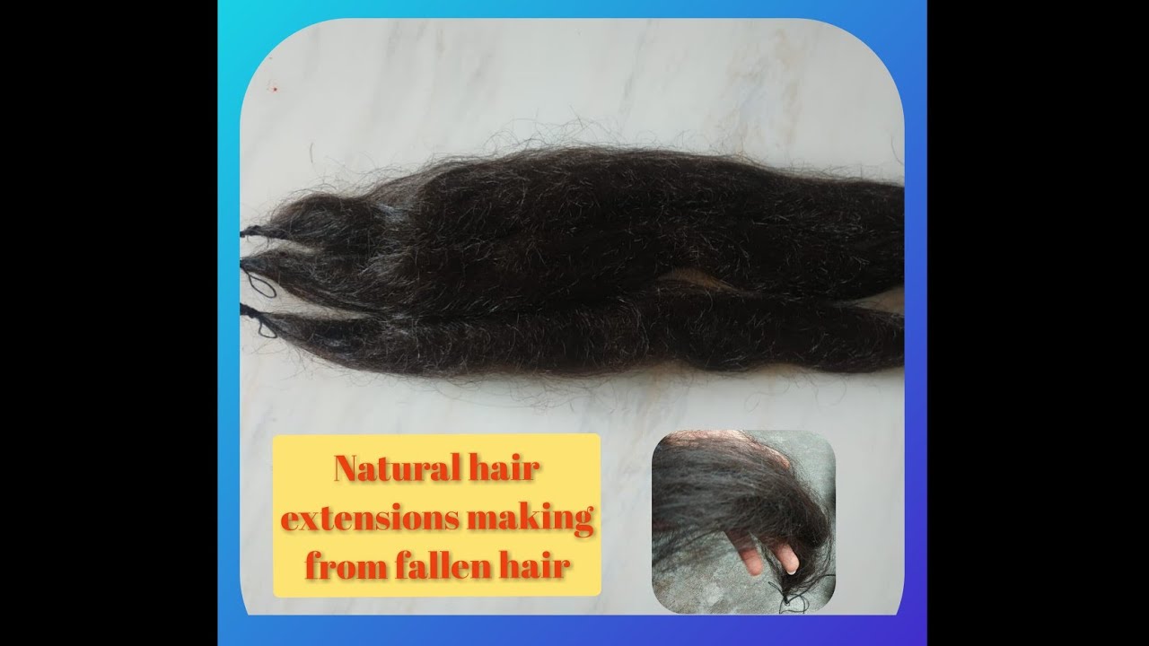 Natural hair extensions making from fallen hair/ఇంట్లోనే ఈజీగా సవరం తయారు చేసుకోవచ్చు
