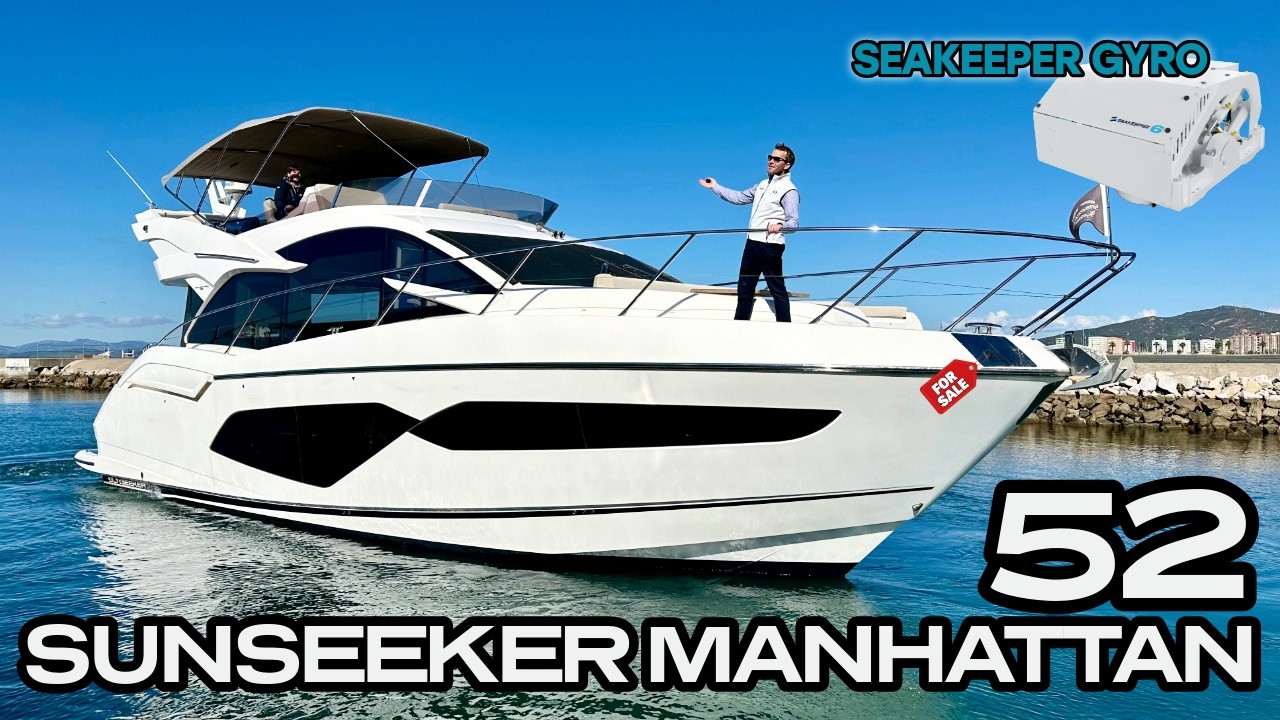 2018 SUNSEEKER MANHATTAN 52 FOR SALE WITH SEAKEEPER GYRO - IN-DEPTH WALKTHROUGH