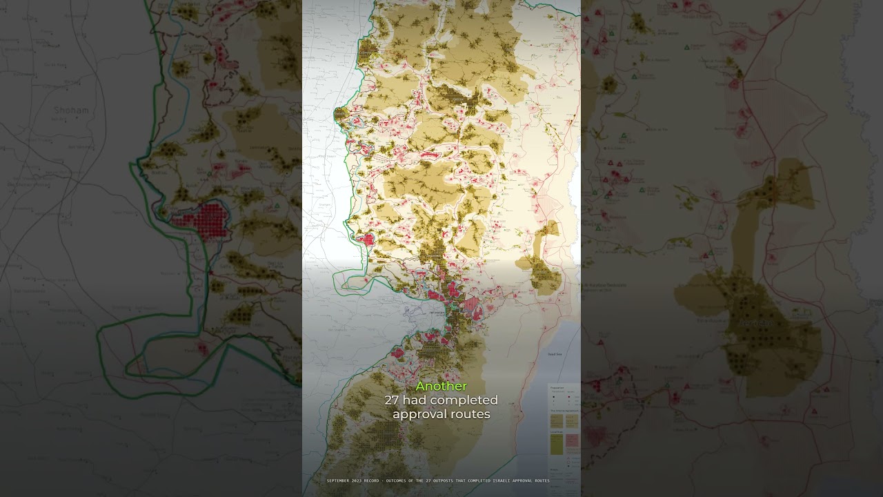 Israel&rsquo;s Outposts - Settlements in West Bank