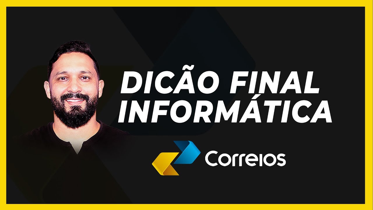 DICÃO FINAL de INFORMÁTICA para os CORREIOS