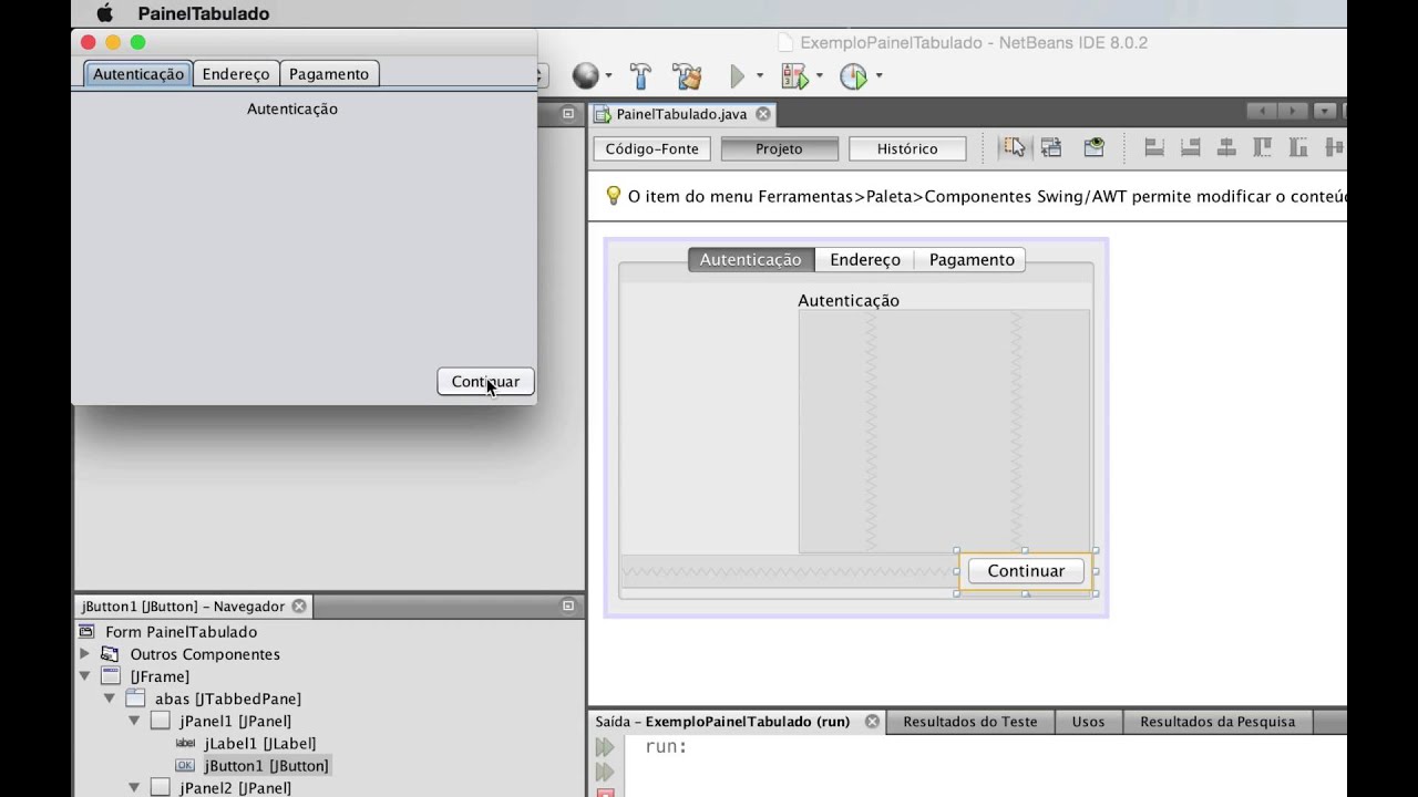 Java Swing - JTabbedPane