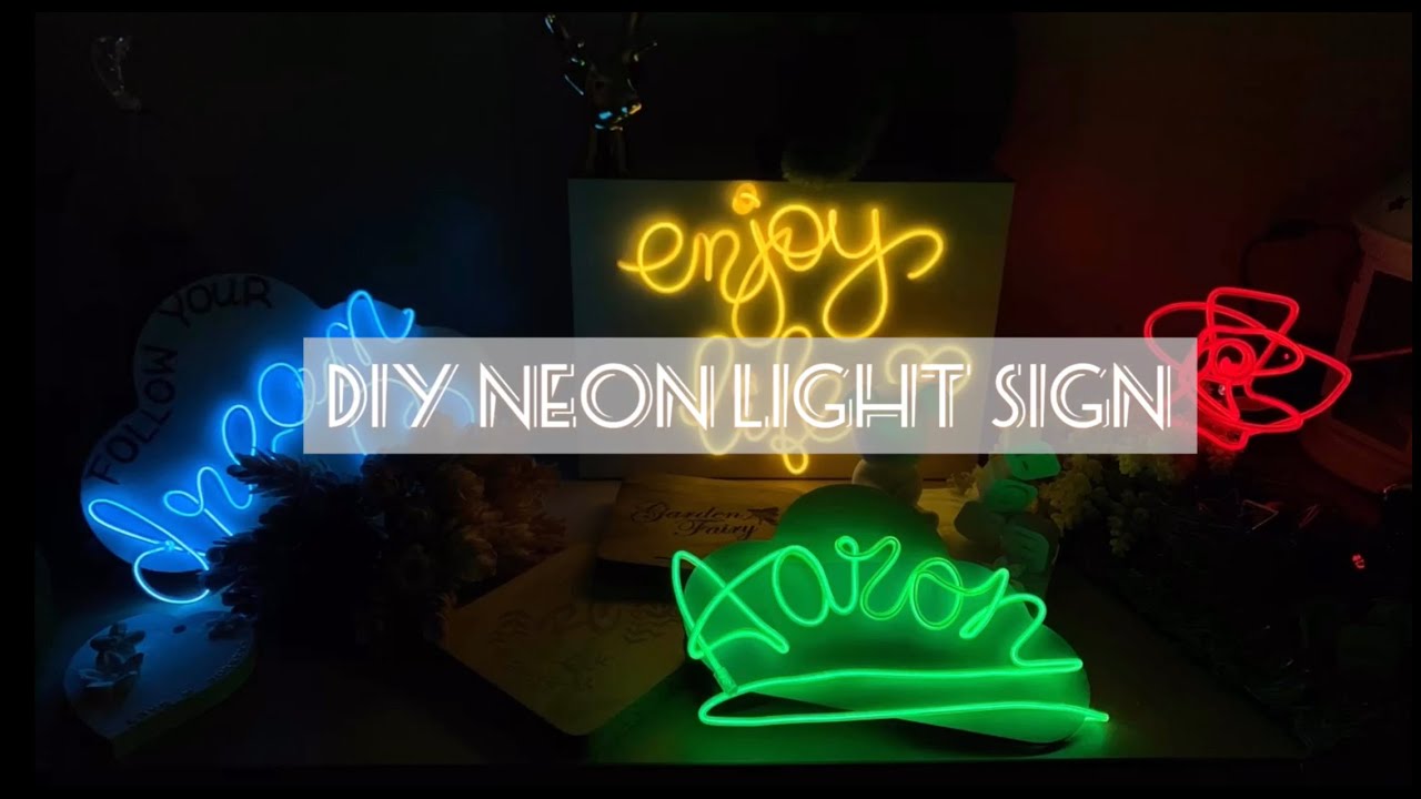 自製霓虹燈牌 ( D.I.Y. Neon Light Sign )