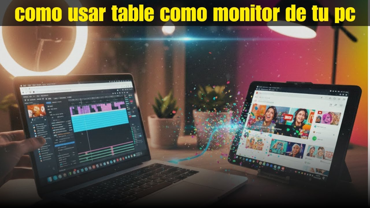 Cómo usar tu TABLET como SEGUNDO MONITOR  de pc ,para ANDROID  y IOS  por USB (Sin Lag)