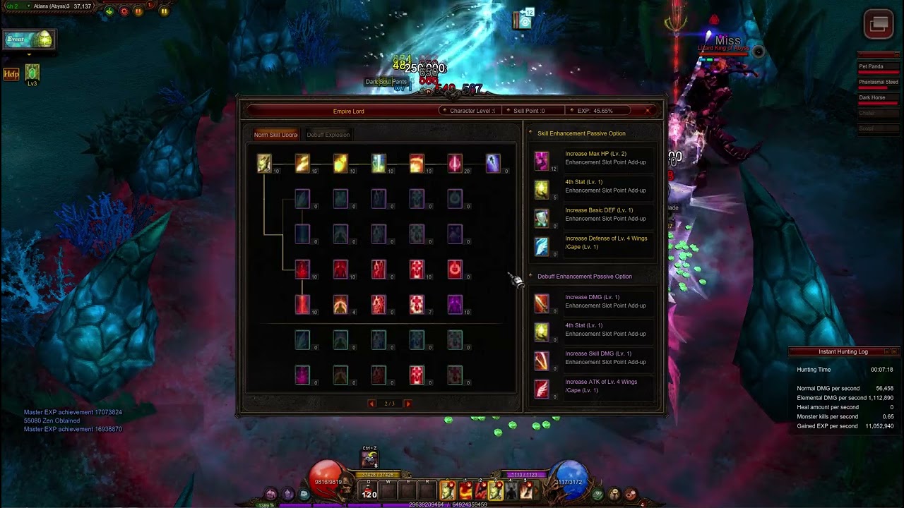 Mu Online Season 19 - Dark Lord 950 Solo Abyss 3 (Full Gap)