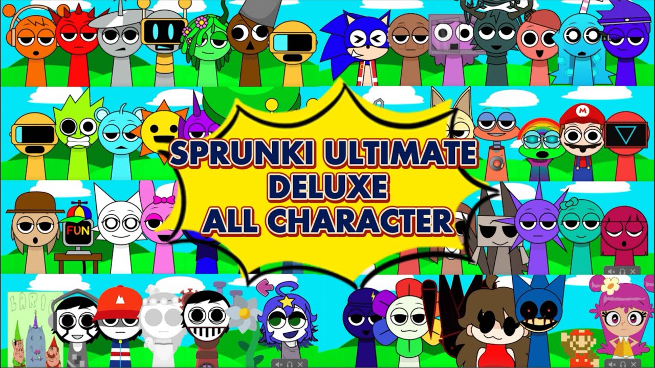 Sprunki Ultimate Deluxe 2 But All Characters Together | Normal Version Gameplay