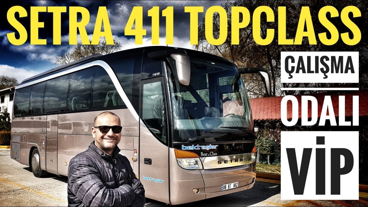 OTOBÜS | Çalışma Odalı VIP Otobüs | Setra S 411 HD Topclass | TR'de Tek