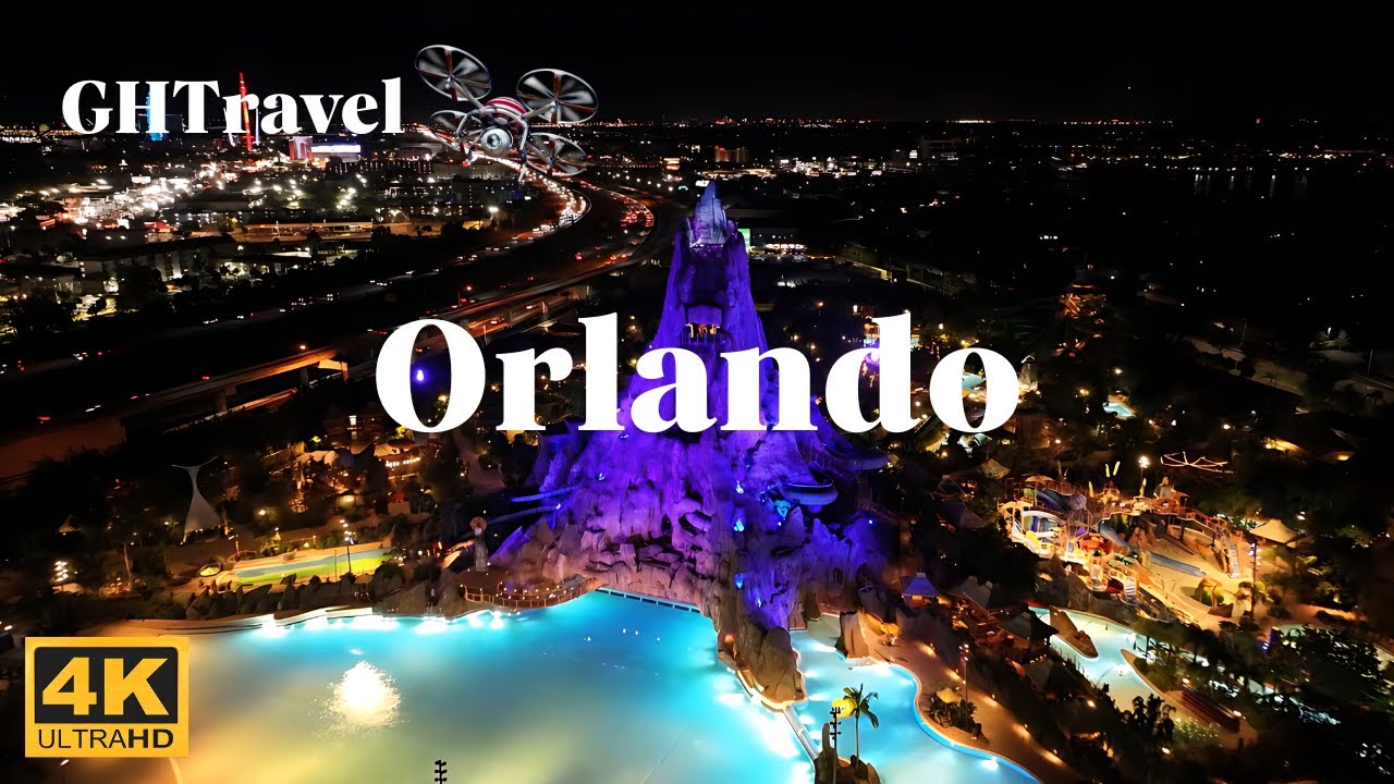 The best aerial views of Orlando city (United States) in 4K!