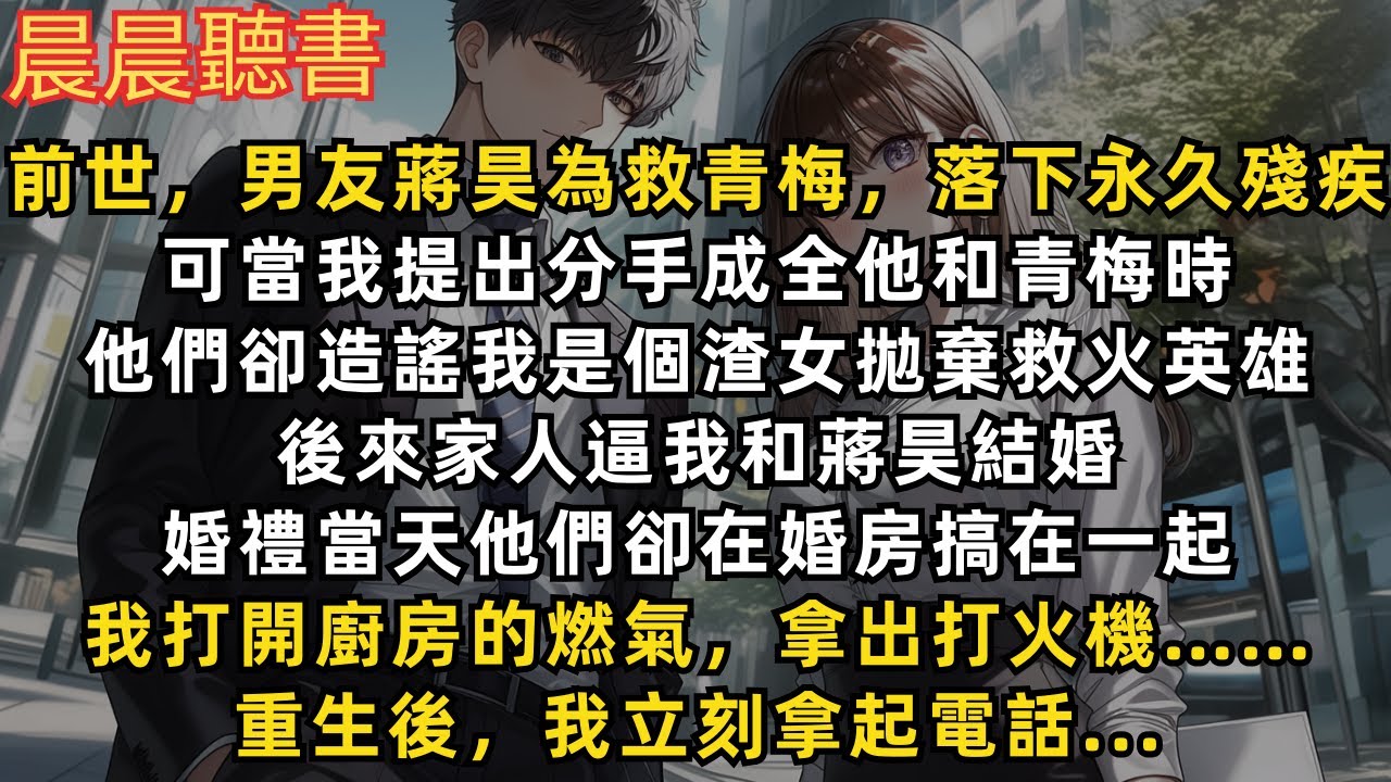 前世，男友為救青梅，落下永久殘疾，卻當我要分手成全他們時，造謠我是個渣女拋棄救火英雄。當他們在婚房搞在一起，我打開燃氣，拿出打火機……重生後，我立刻拿起電話……