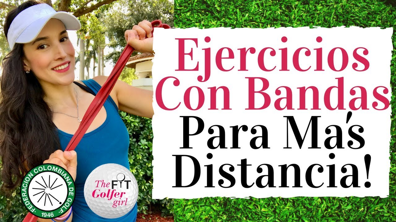 Ejercicios Con BANDAS Para Mas DISTANCIA - GOLF FITNESS EN ESPAÑOL