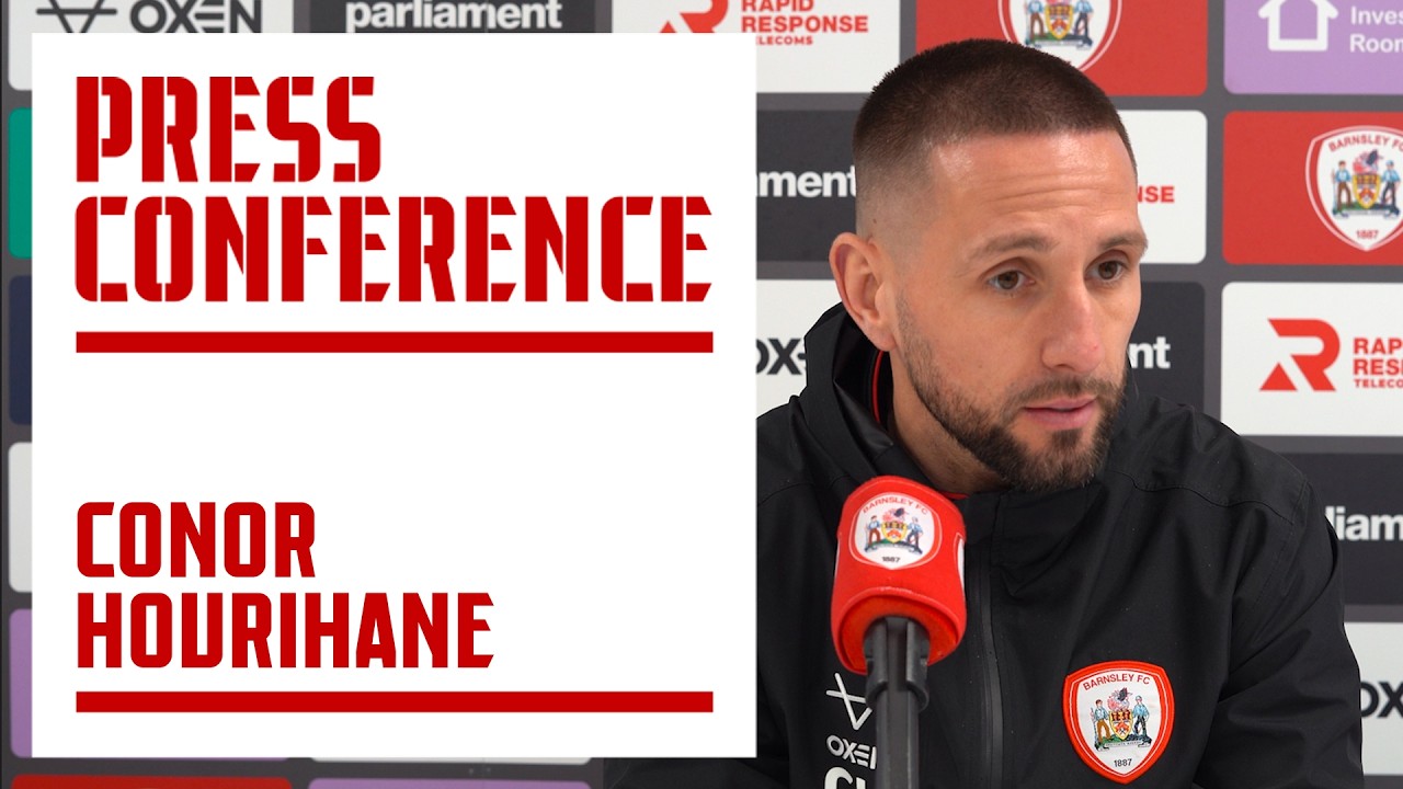 PRESS CONFERENCE | Conor Hourihane ahead of AFC Wimbledon at Oakwell
