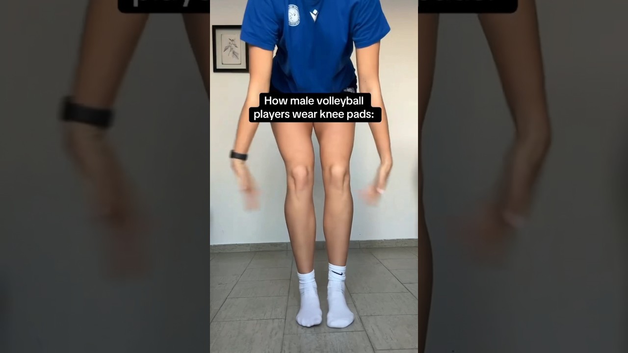 Is this true about how people wear their volleyball knee pads? 😂