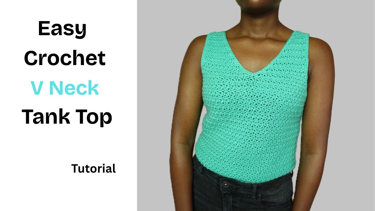 Easy Crochet Tank Top | Lemon Peel stitch