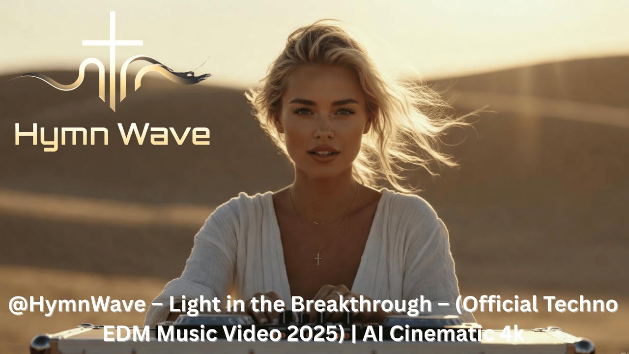 @HYMNWAVE &ndash; Light in the Breakthrough &ndash; Official Techno EDM Music Video 2025  AI Cinematic