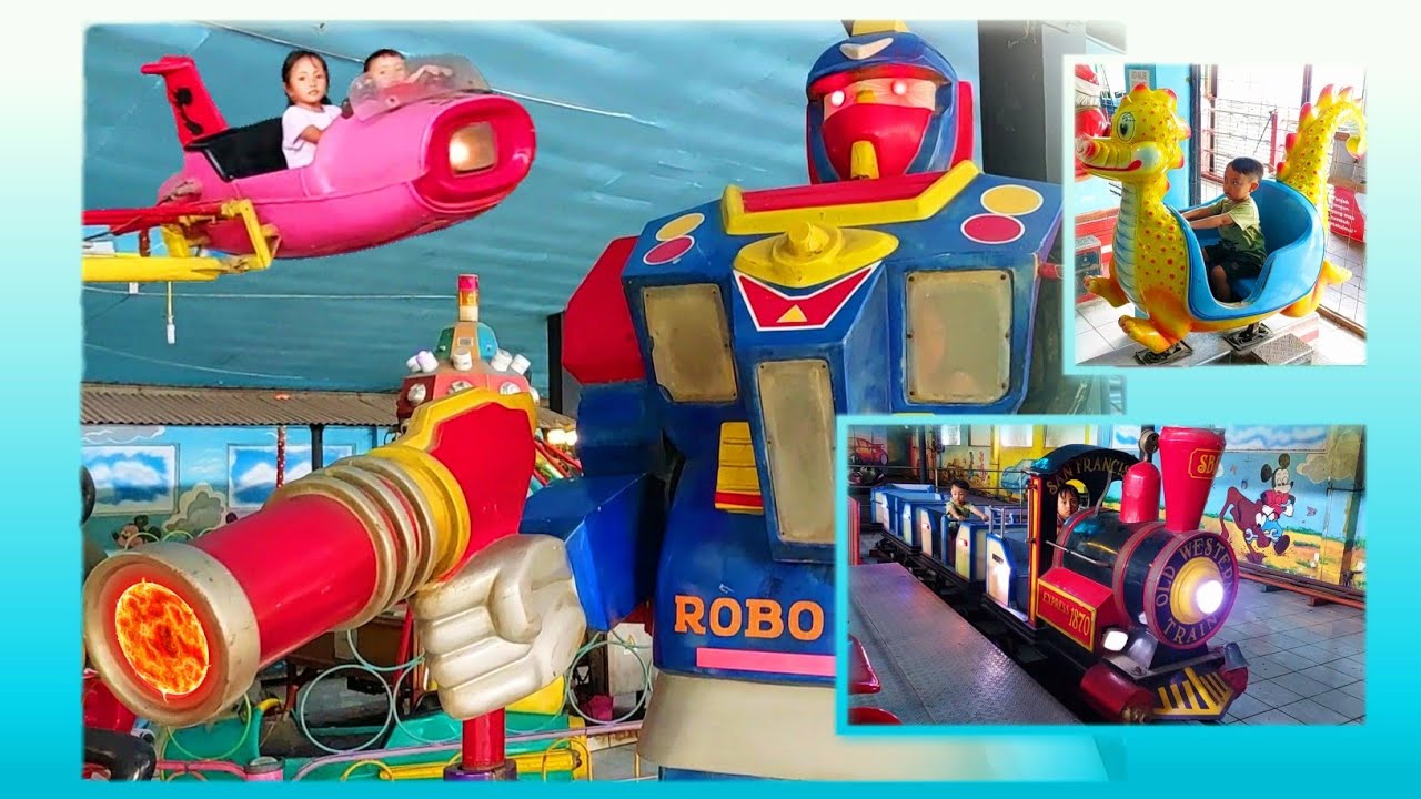 Awas ada Robot Transformers‼️Wahana Permainan Anak & Wisata Keluarga SANRIO Mojokerto