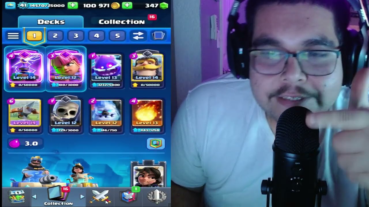 ASMR | Climbing Ladder & Blinkers (Clash Royale)