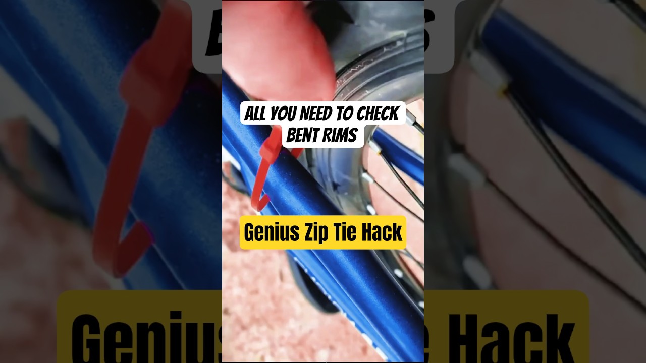 Innovative Zip Tie Trick to Check Wheel Alignment Fast - satisfying Innovation