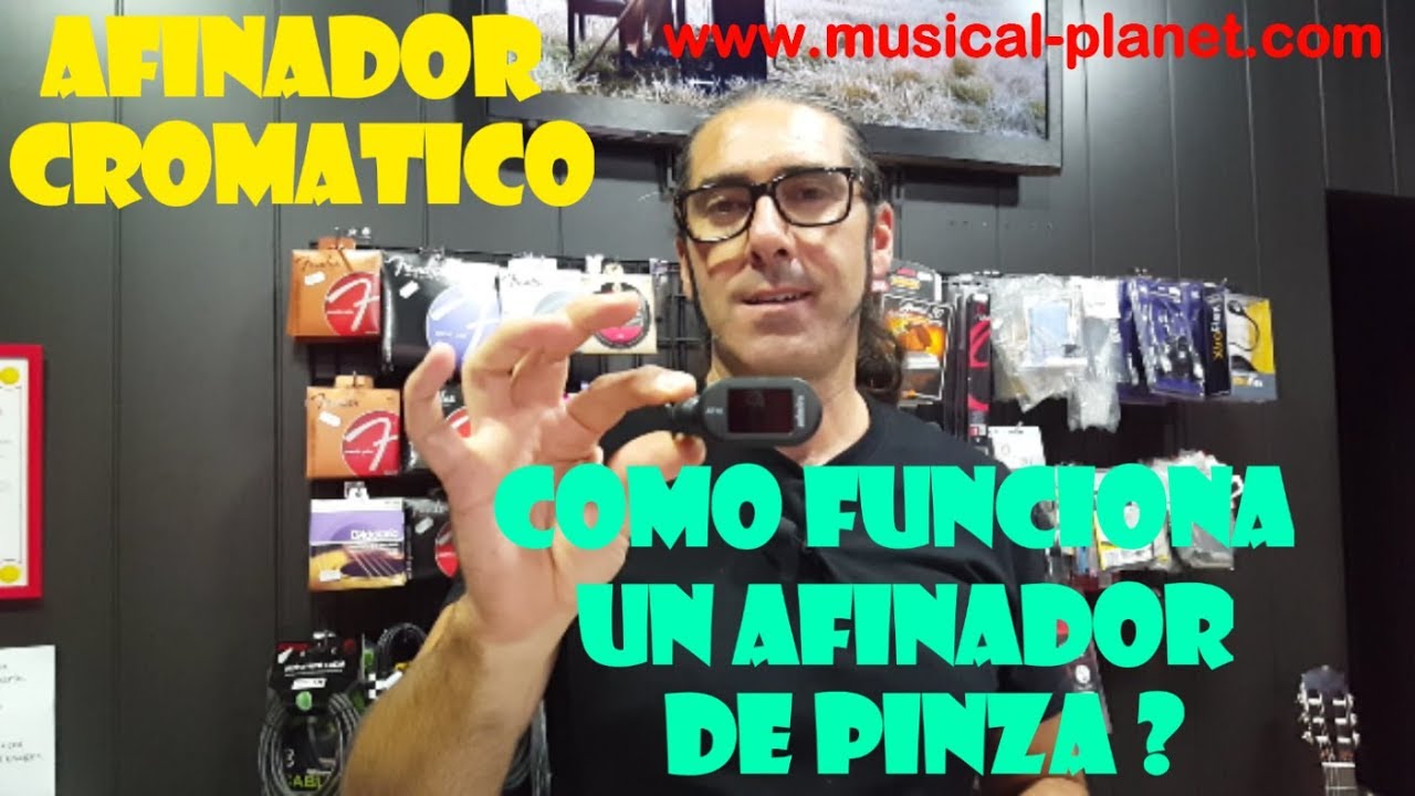 Como funciona un #afinador #Cromatico de pinza - afinar cualquier #instrumento musical