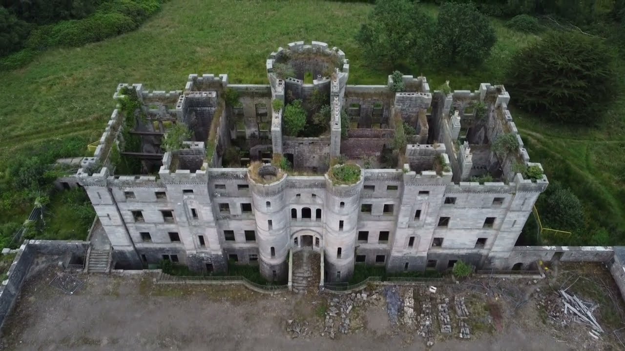 Abandoned New Dalquharran Castle Scotland
