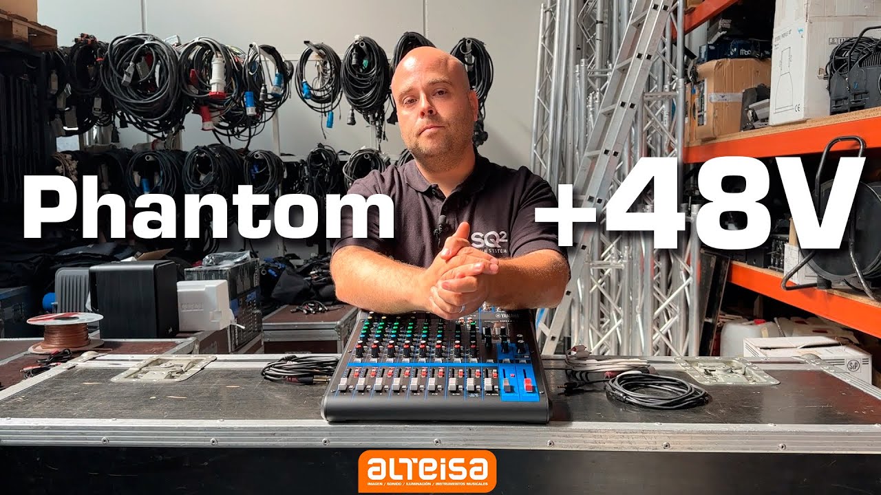 ¿Qué es el Phantom 48V? Te lo explicamos — Alteisa Sonido