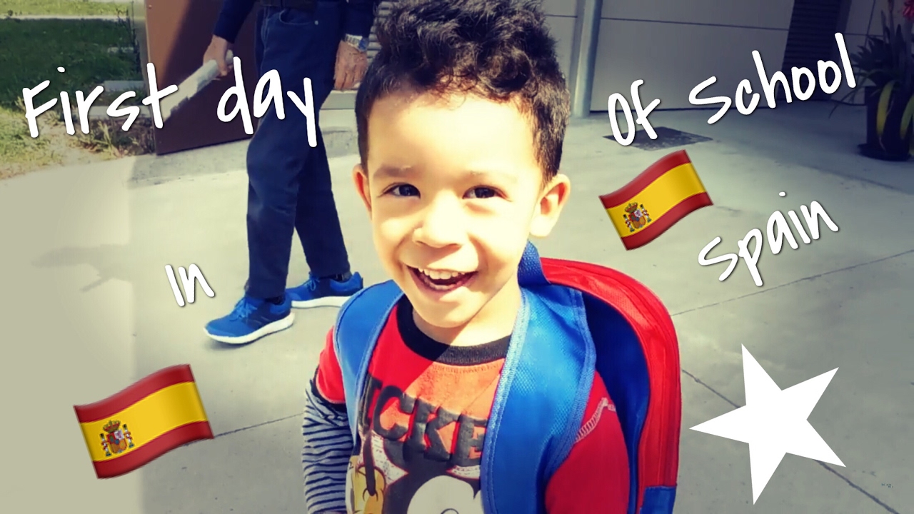 First Day of School in Spain
