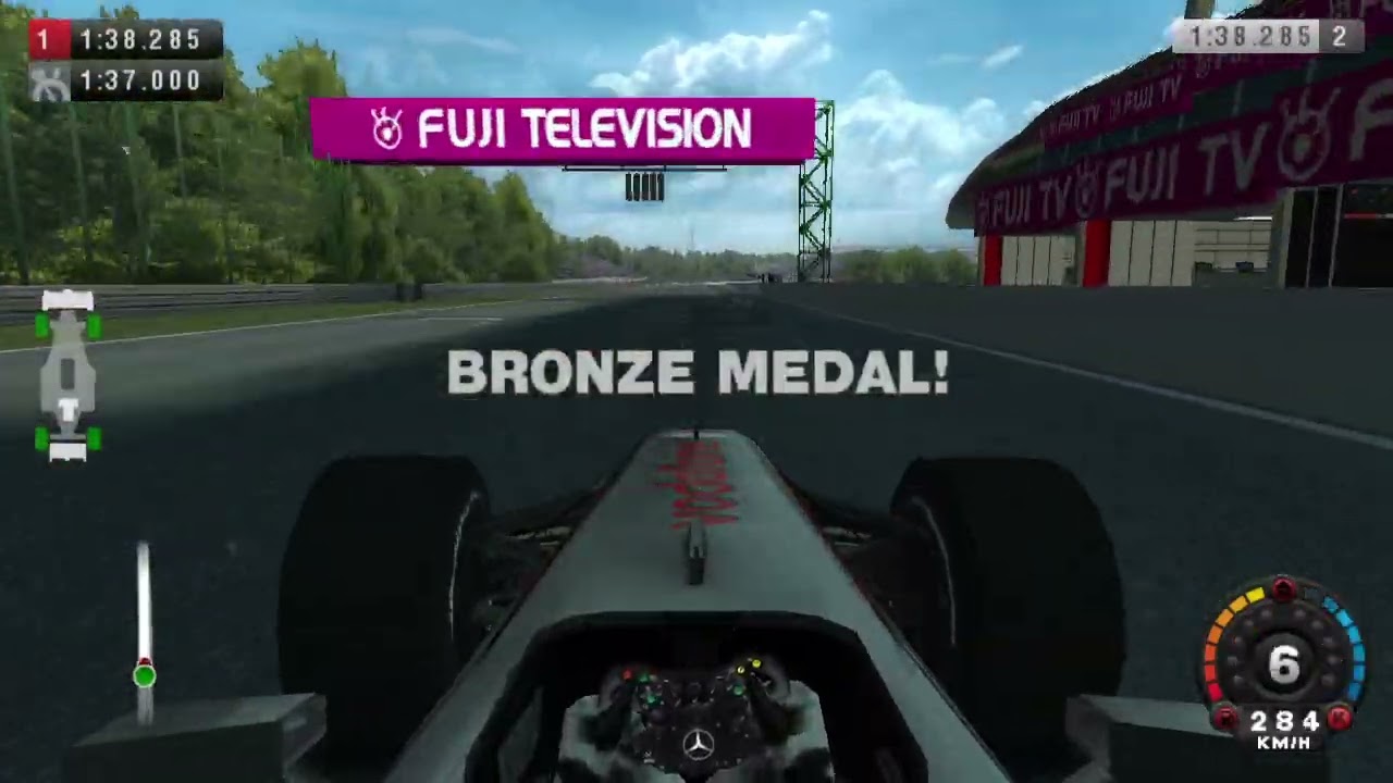 F1 2009 (Wii) Suzuka - Time Trial - Hamilton