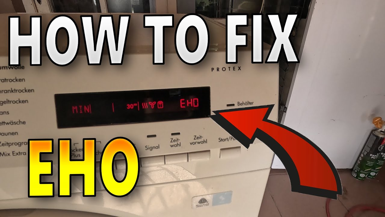 How to fix EHO error on AEG drying machine (Quick tutorial)