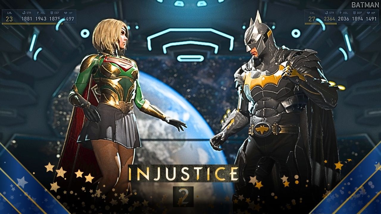 Injustice 2 -  💥Supergirl Vs. Batman 🦇| Epic Fight 🌿🦸‍♀️