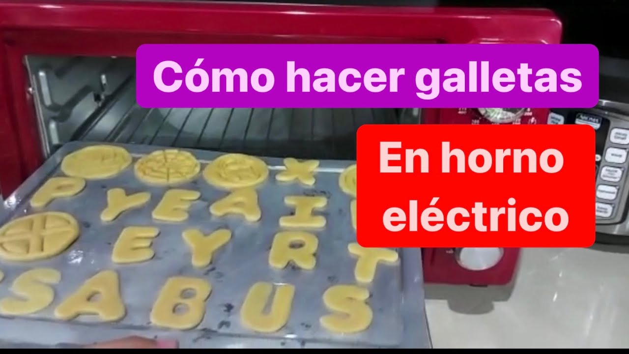 RECETA!! Como hacer galletas en horno eléctrico Oster.