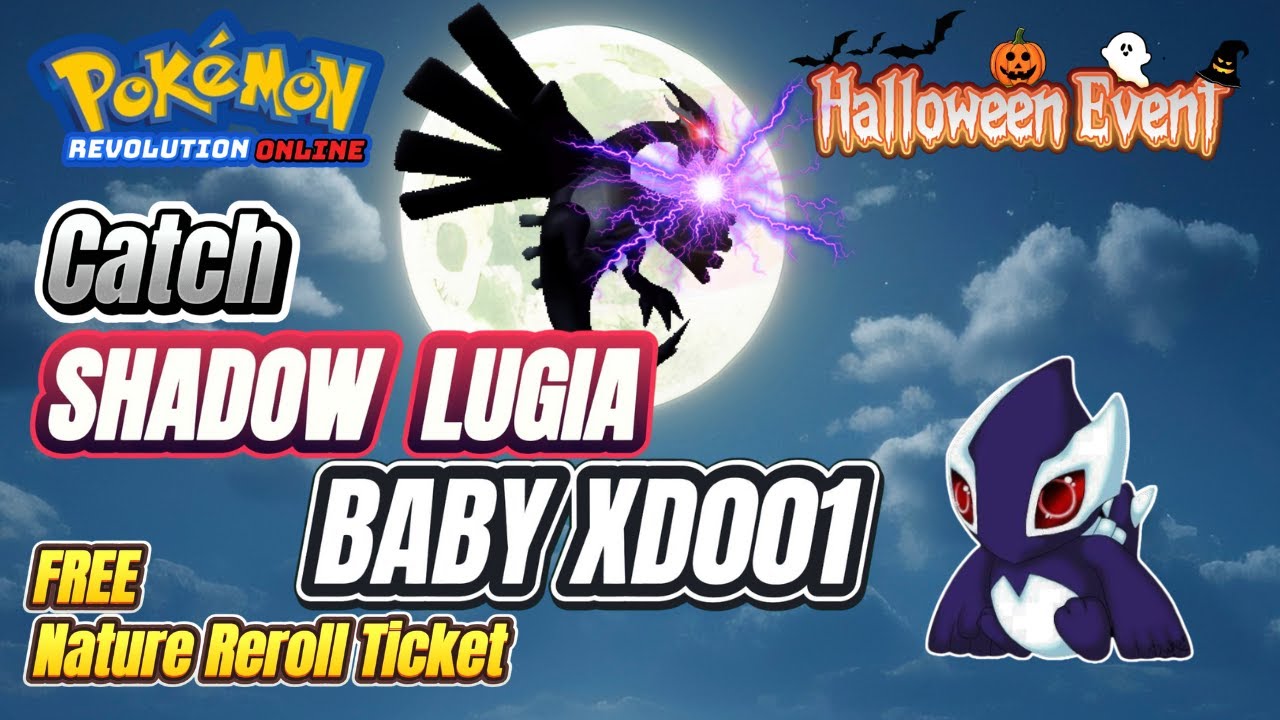 How to Catch Baby XD001 Shadow Lugia in Pokemon Revolution Online (Full Halloween Quest Guide)