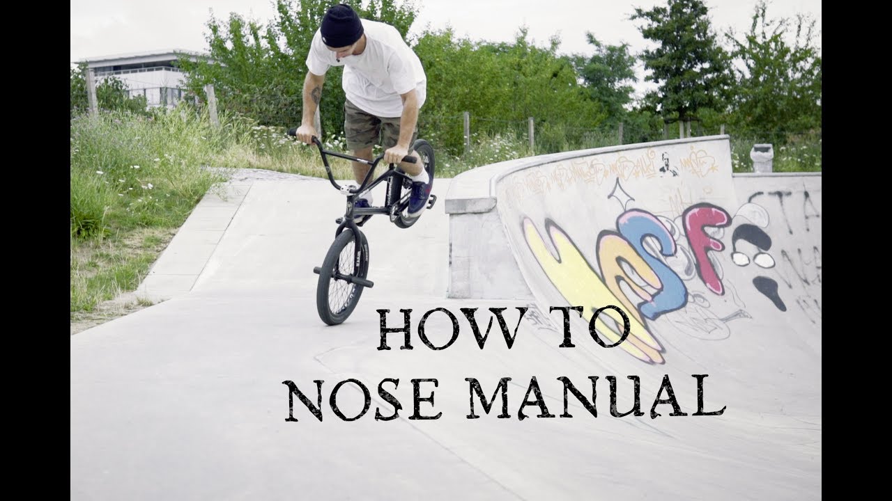 HOW TO NOSE MANUAL ON A BMX german/deutsch