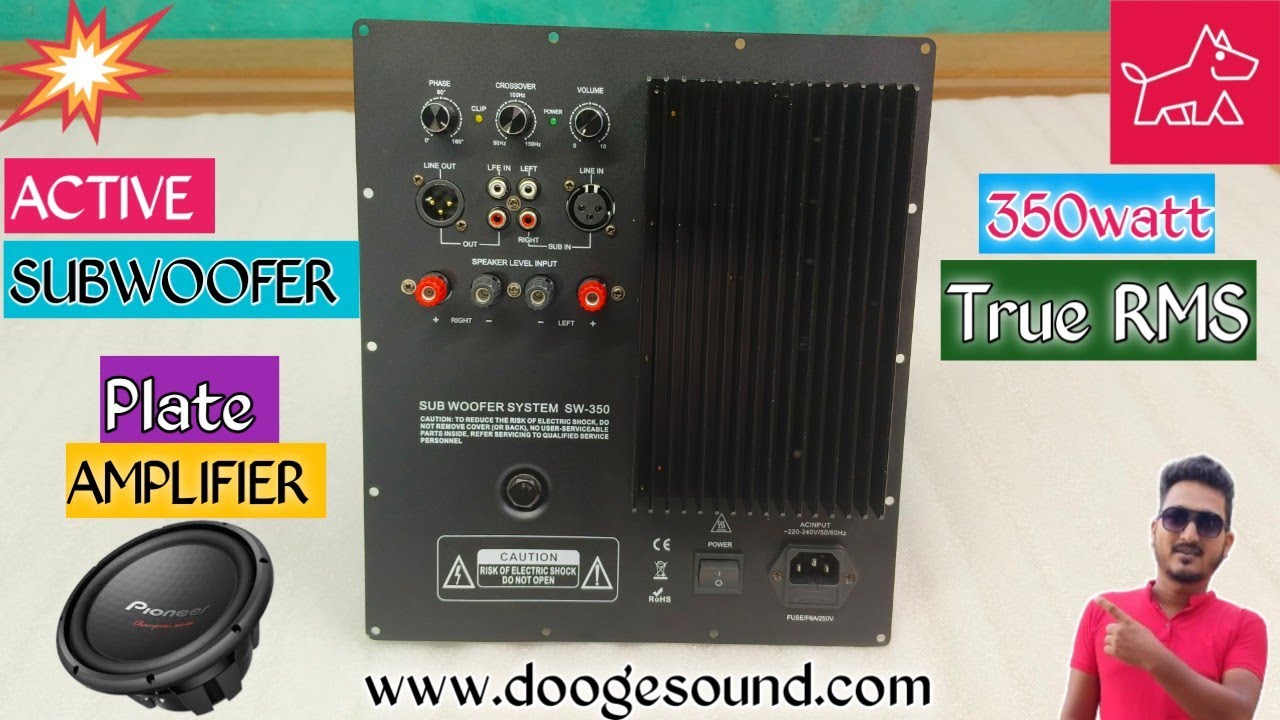 Active Subwoofer Plate