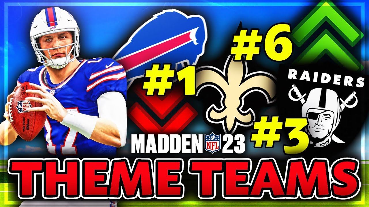 RANKING the BEST Theme Teams in Madden 23 Ultimate Team (Tier List)