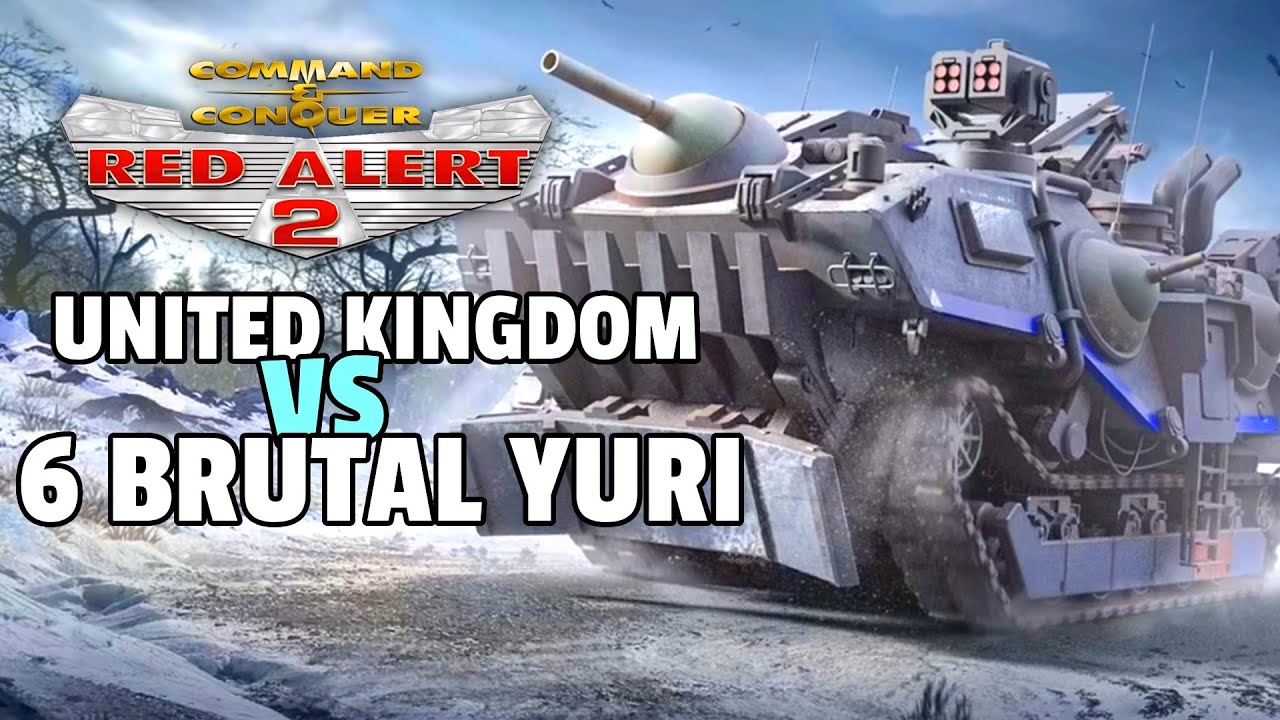 Red Alert 2 | UK vs 6 Brutal YURI | Vol 2.0