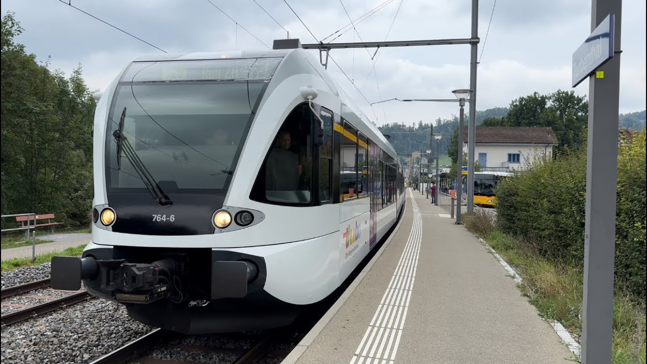 Bahnverkehr in Turbenthal (05.09.2024)