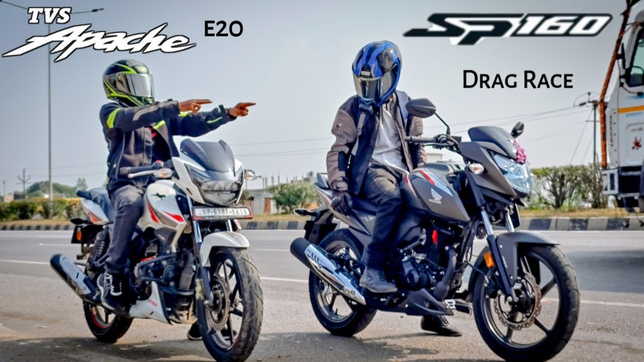 Honda SP 160 Vs Apache 160 | Drag Race