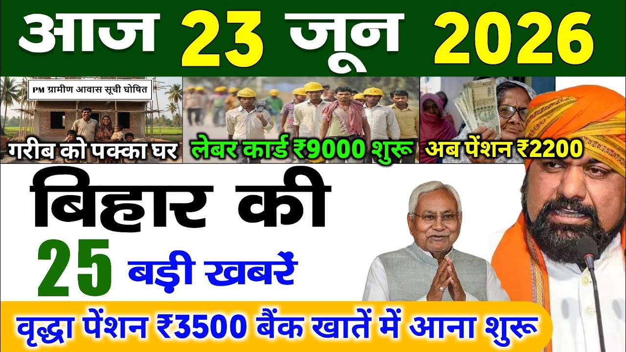 बिहार 20 जून 2026, Farmer ID Urea Update | Breaking News Today | Bihar News