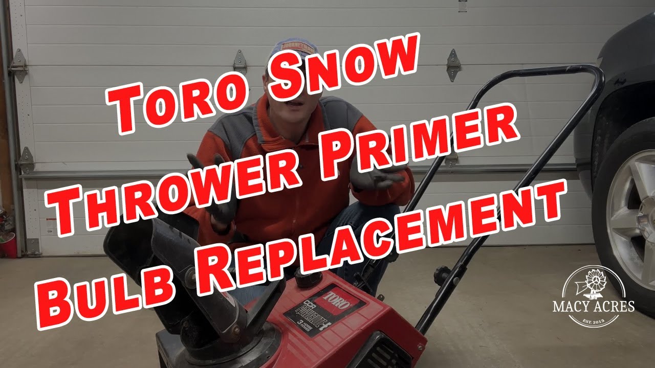 Как заменить пусковой насос на снегоуборочной машине Toro CCR Powerlite... Не теряя самообладания!