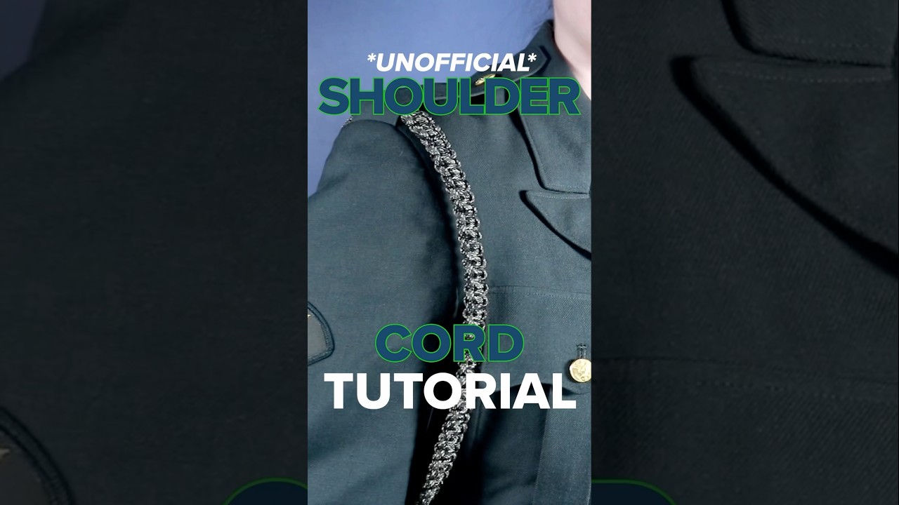 How to Make Military Shoulder Cords Using Paracord 🫡