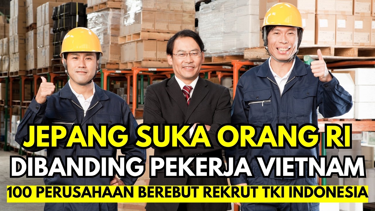 Pekerja Indonesia Jadi Favorit di Jepang! 100 Perusahaan Berebut Rekrut TKI Indonesia