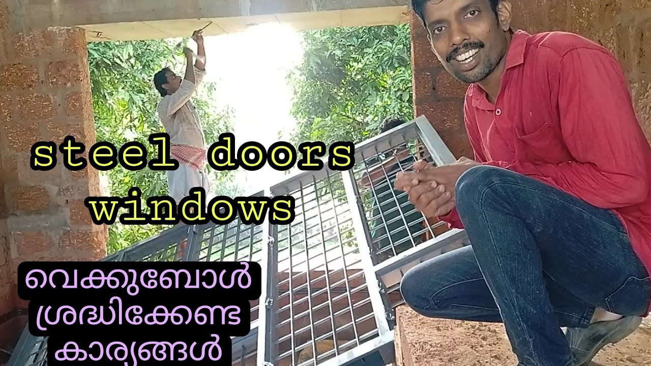 steel doors windows installation